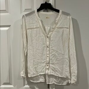 Hollister Button Down Shirt Beach